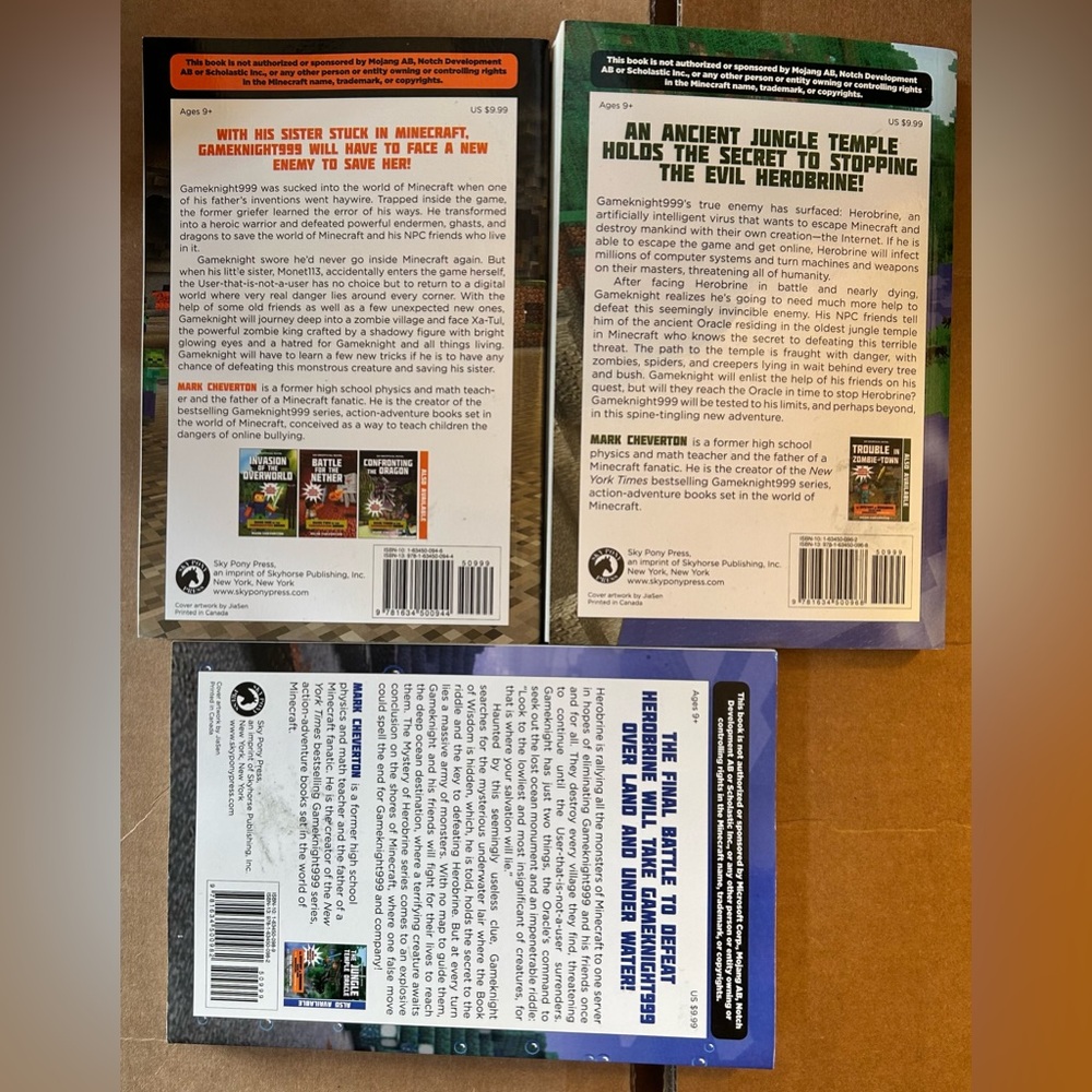 ✨✨Minecraft Adventure Book Set✨✨ - Picture 5 of 5